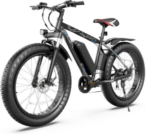 Electric Bike 14 Tire Adults Teens Peak 500W Motor 36V Removable Battery 20MPH Top Speed 20 Miles Max Range Multi Shock Absorption Commuting Mini Fol
