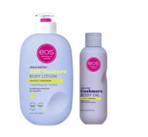 eos Shea Better 24H Moisture Vanilla Cashmere Body Lotion Oil Body Wash
