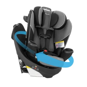 Evenflo Gold Revolve360 Extend All in One Rotational Car Seat with SensorSafe Quartz