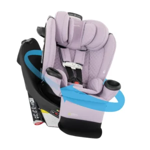 Evenflo Gold Revolve360 Extend All in One Rotational Car Seat with SensorSafe Quartz