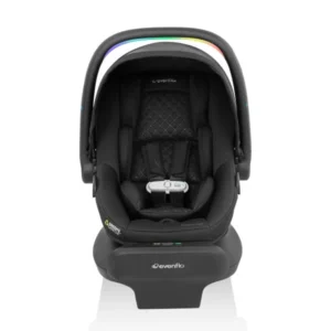 Evenflo LiteMax NXT Infant Car Seat with SensorySoothe Jasper Black