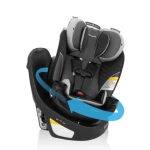 Evenflo Revolve360 Slim 2 in 1 Rotational Car Seat Cambridge Black