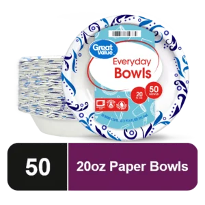 Everyday Disposable Paper Bowls 20 oz 100 Count