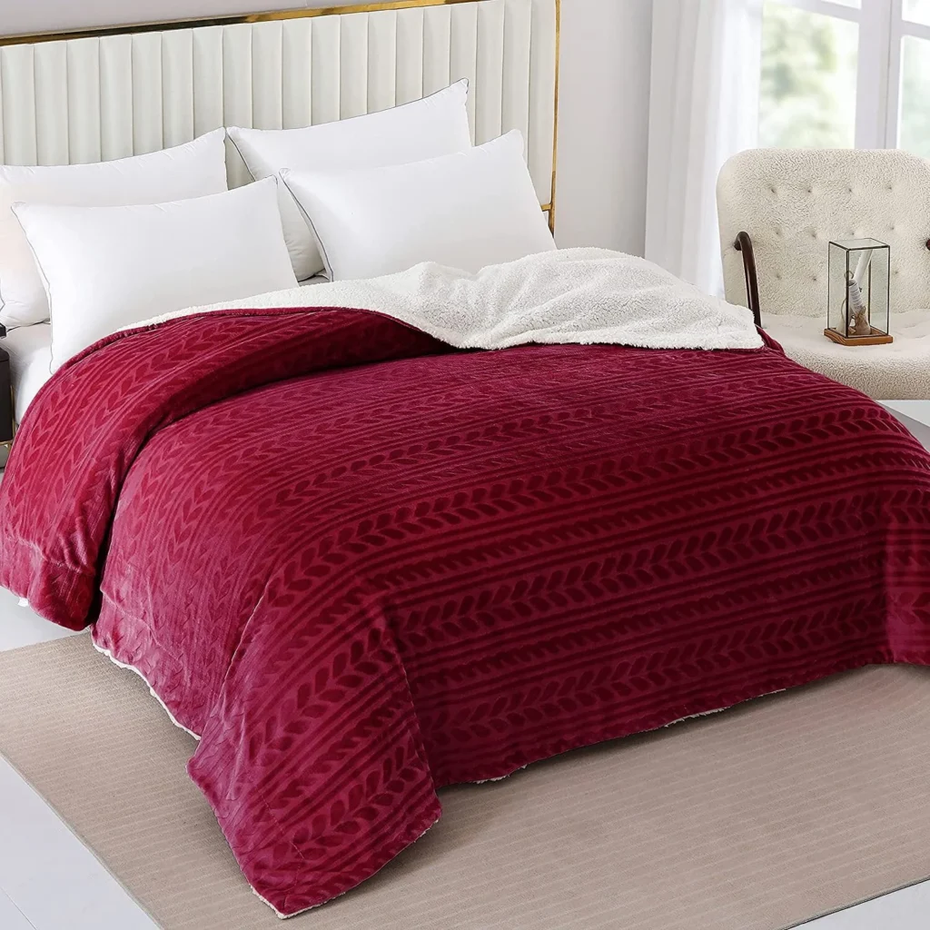 Exclusivo Mezcla King Size Flannel Fleece Blanket, Super Soft 3D