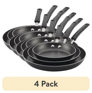 Farberware Easy Clean 22 Piece Nonstick Aluminum Pot and Pan Set Black