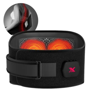 FitRx Cordless Shiatsu Shoulder Back and Neck Massager with Heat USB Rechargeable Black