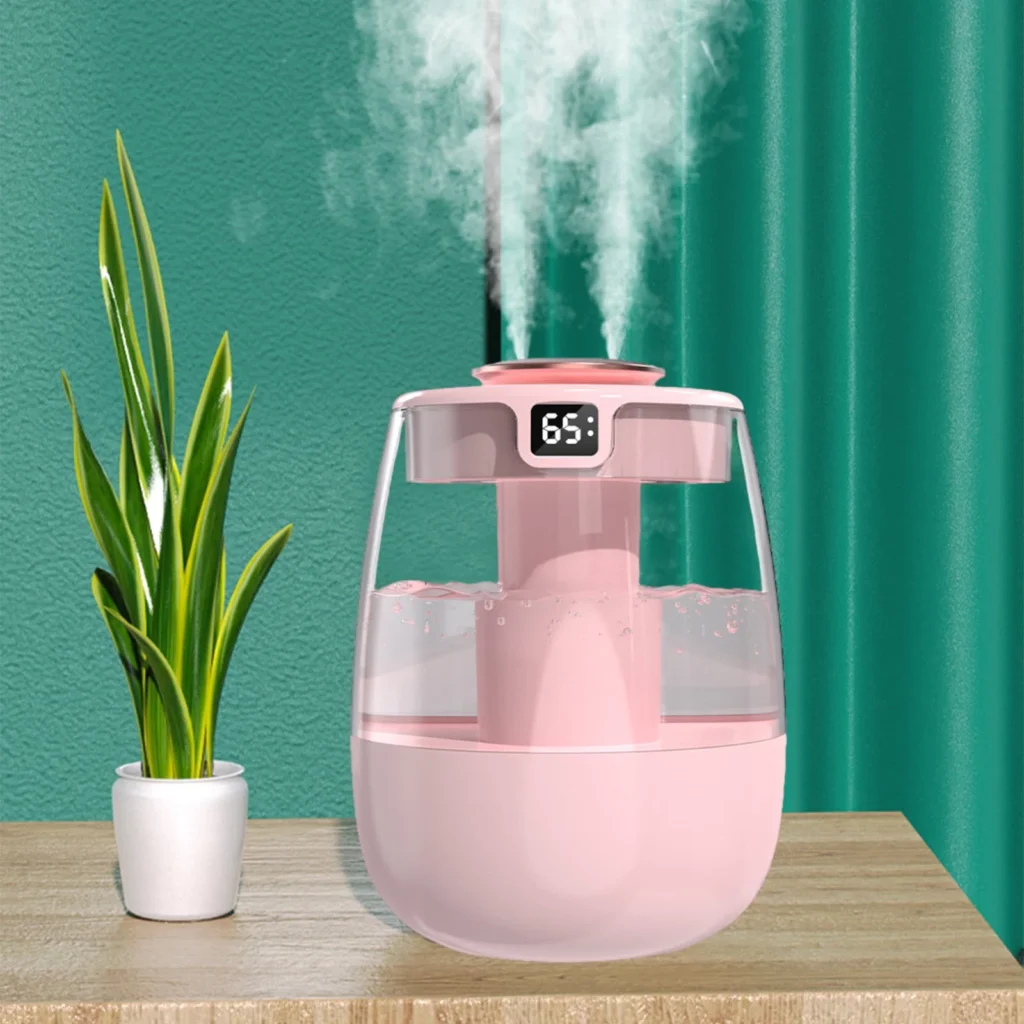 FOHERE 3.2L Top Fill Cool Mist Humidifier – Diffuser & Night Light β alternate angle showing full product