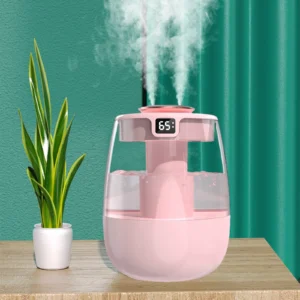 FOHERE Humidifiers Bedroom 3 2L Top Fill Cool Mist Ultrasonic Humidifier Baby Rooms Plants 3 IN 1 Essential Oil Diffuser 7 color Light Auto Shut off