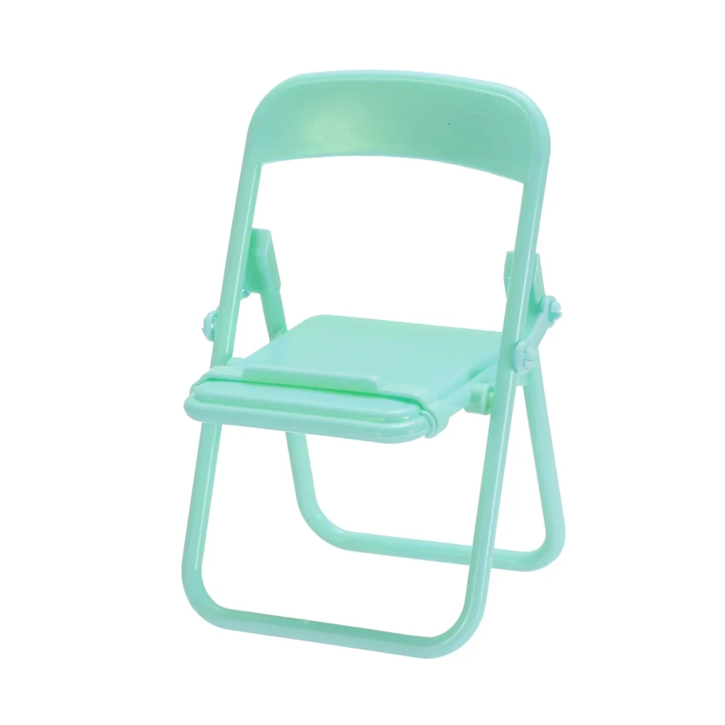 Compact Folding Rocking Chair – Built-in Cup Holder & Phone Pocket — close-up detail of design and finish