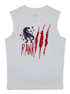 Fourth of July Boys Printed Tank Top from Way To Celebrate, Sizes 4-18