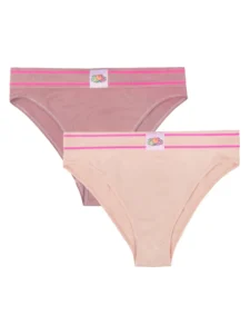 Fresh by Fruit of the Loom Juniors Riding High Seamless Bikini 2 Pack Style FR132W Sizes XS to 3XL 1
