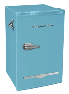 Frigidaire 3 2 Cu Ft Retro Mini Fridge With Side Bottle Opener EFR376 Blue