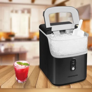 Frigidaire 33 Lbs Nugget Ice Maker BLACK Stainless Steel EFIC228