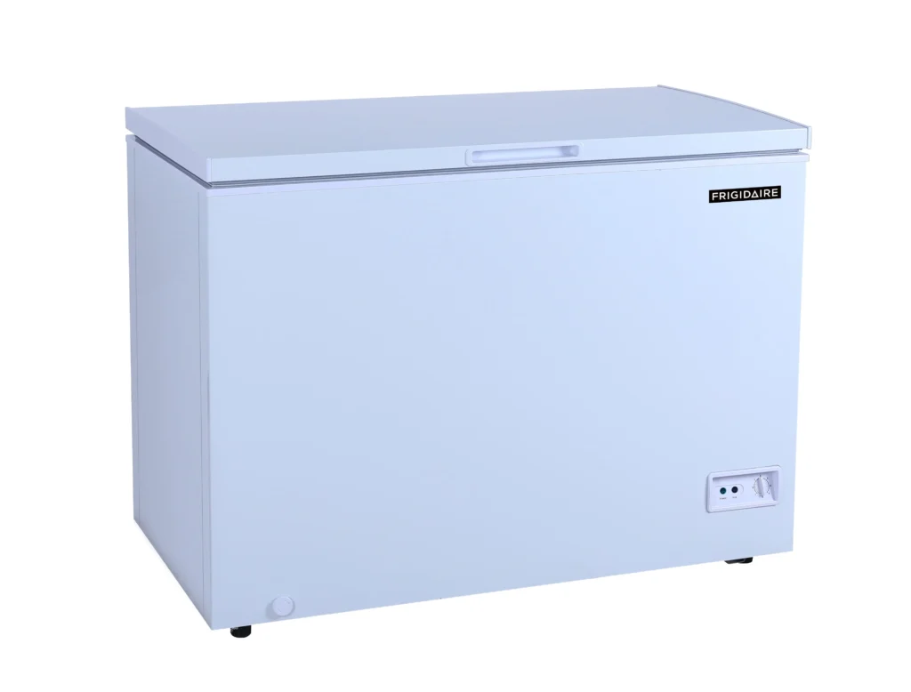 Frigidaire 7.0 Cu ft Chest Freezer – Compact, Energy Efficient β close-up detail of design and finish