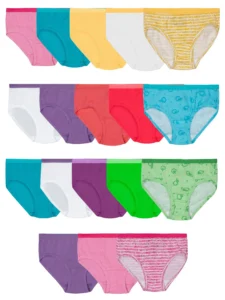 Fruit of the Loom Girls Eversoft Brief Underwear 14 Pack Sizes 4 16 3