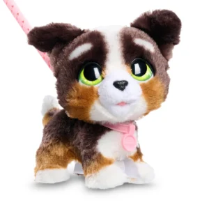furReal Maggie the Feed & Follow Cow, 11 Inch Interactive Plush Cow