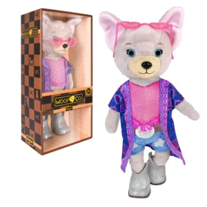 furReal Maggie the Feed & Follow Cow, 11 Inch Interactive Plush Cow