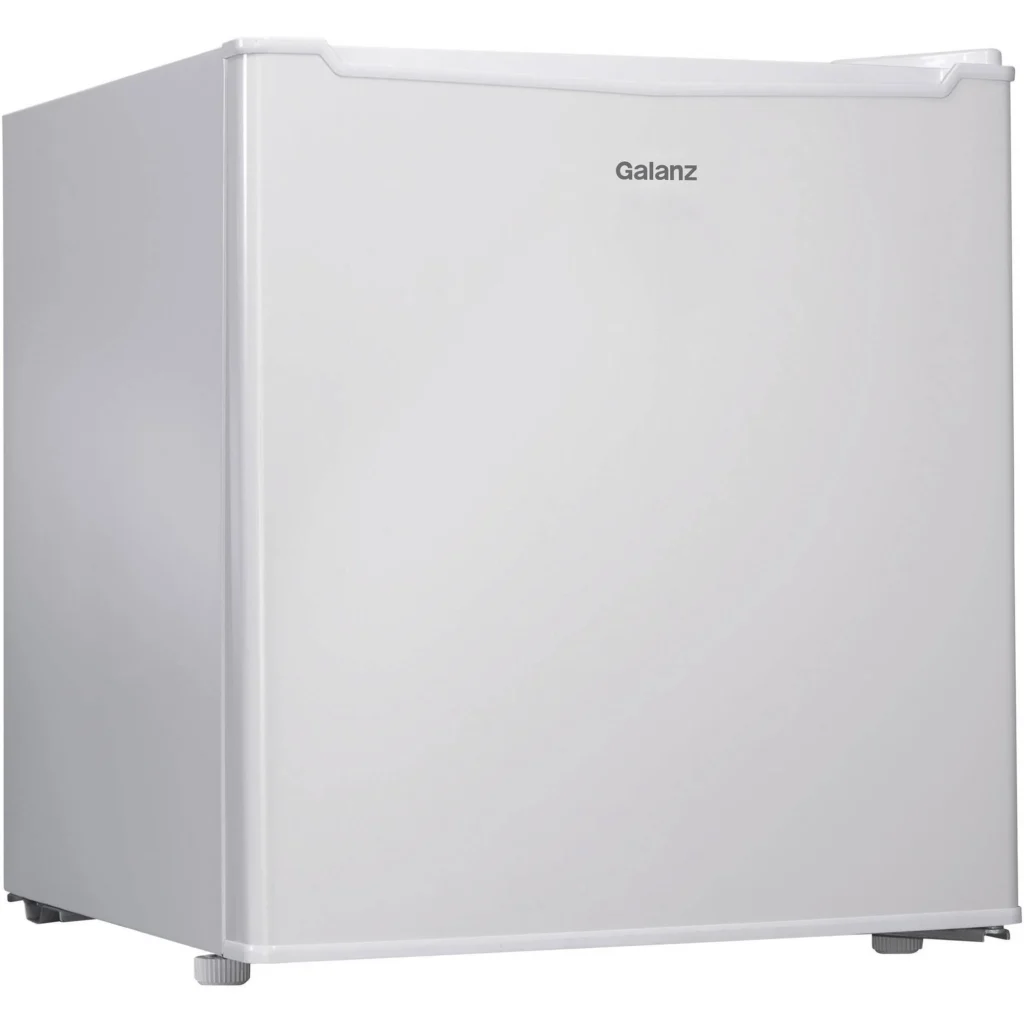 Galanz 1.7 Cu ft Single Door Mini Fridge – Compact & Efficient — close-up detail of design and finish