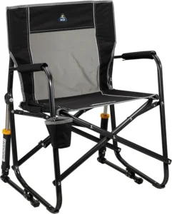GCI Outdoor Freestyle Rocker Foldable Rocking Camp Chair, Beach Berry