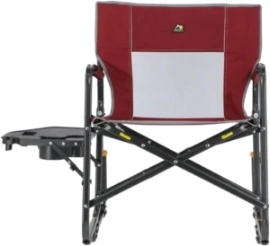 GCI Outdoor Freestyle Rocker Foldable Rocking Camp Chair, Beach Berry