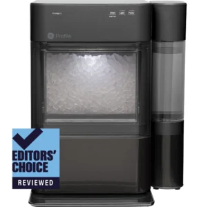 GE Profile Opal 2 0 Ultra Nugget Ice Maker with Side Tank and Scale Inhibiting Filter Stainless Steel