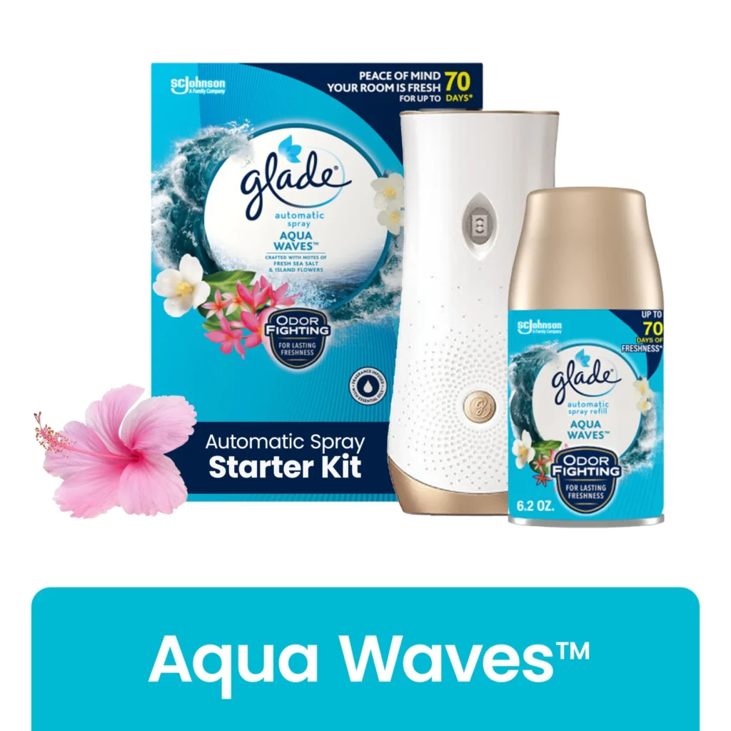 Glade Automatic Spray Air Freshener Holder – Battery Operated Freshness β alternate angle showing full product