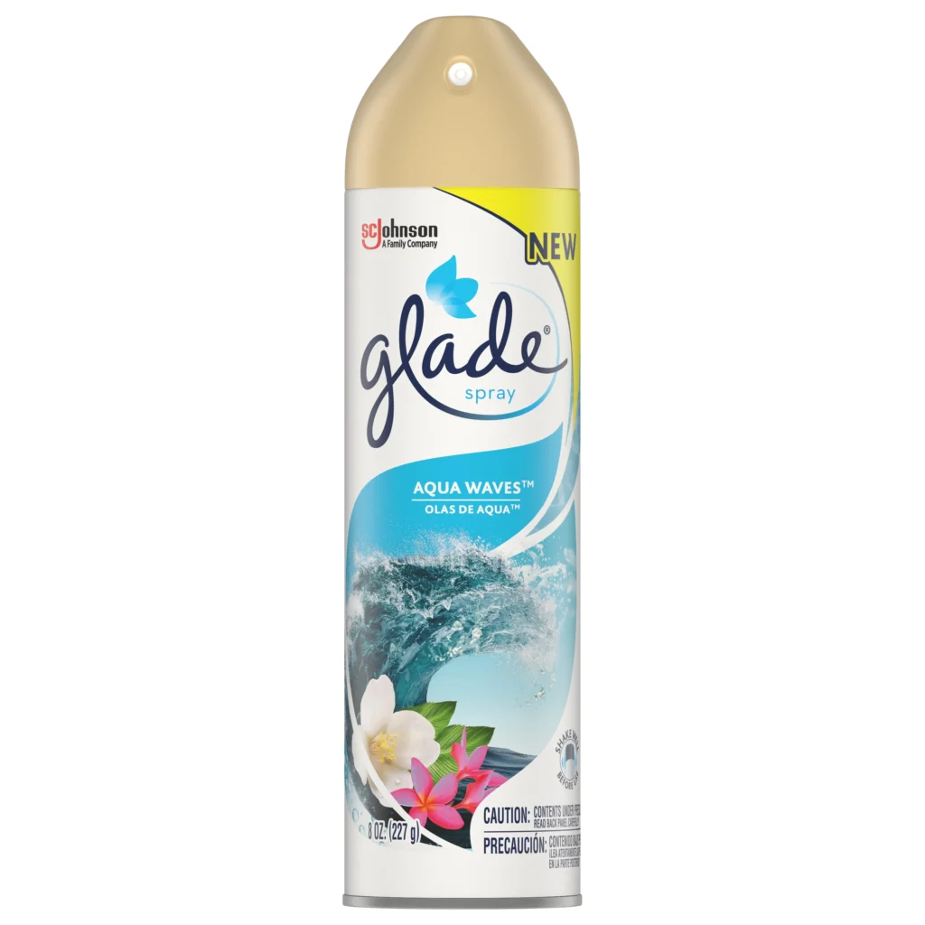 Glade Aqua Waves Small Room Freshener Kit – Lasting Scent β close-up detail of design and finish