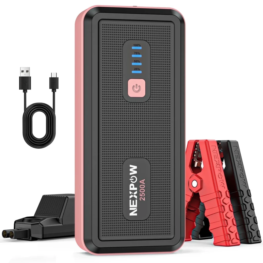 GOOLOO 1500A Peak Car Jump Starter – Quick Charge Portable Power β alternate angle showing full product