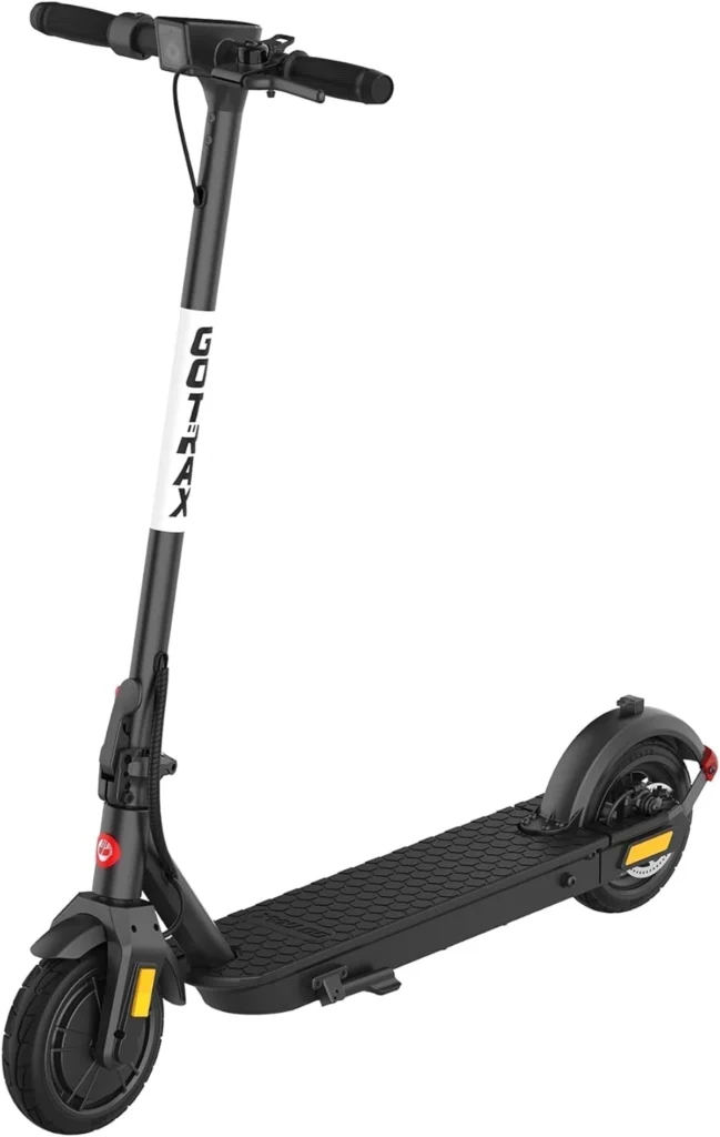 GOTRAX Rival Adult Electric Scooter – 12-Mile Range, Foldable — alternate angle showing full product