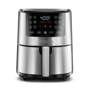 Gourmia 4 Quart Digital Air Fryer with 12 One Touch Presets New GAF414 12 in High