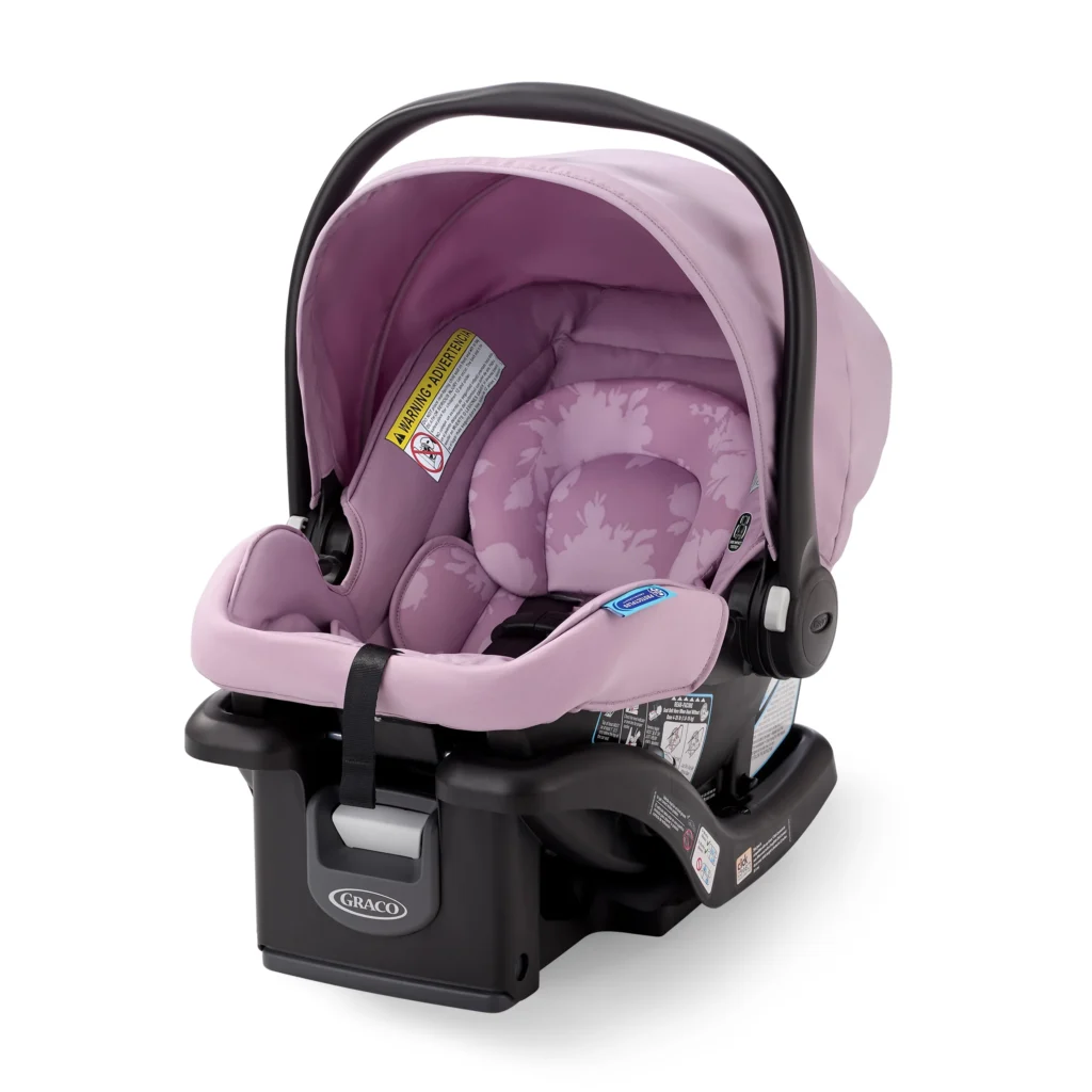 Graco SnugRide Lite LX Infant Car Seat – Lightweight, Safe — close-up detail of design and finish