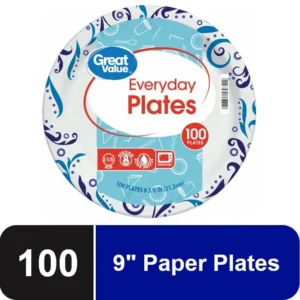 Great Value Everyday Design Plates 8 5 8 300ct