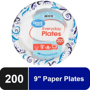 Great Value Everyday Design Plates 8 5 8 300ct