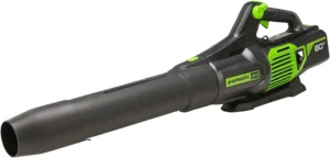 Greenworks 60V 630 CFM 170 MPH Leaf Blower with 2 5 Ah Battery 3 Amp Charger 2429902