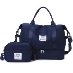 Gynky Travel Duffle Bag Weekender Bags Women Shoe Compartment Carry Overnight Bag Gym Duffel Bag Wet Pocket Hospital Bags Labor Delivery