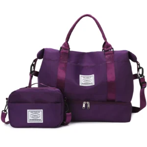 Gynky Travel Duffle Bag Weekender Bags Women Shoe Compartment Carry Overnight Bag Gym Duffel Bag Wet Pocket Hospital Bags Labor Delivery