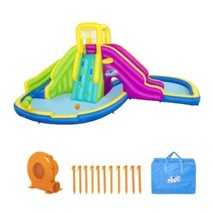 H2OGO Splash Tower Multicolor Child s Inflatable Mega Water Park