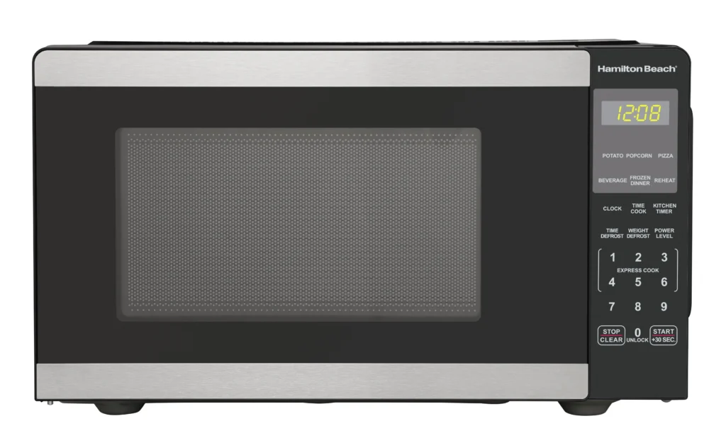 Hamilton Beach 0 9 Cu ft Countertop Microwave Oven 900 Watts Stainless Steel New