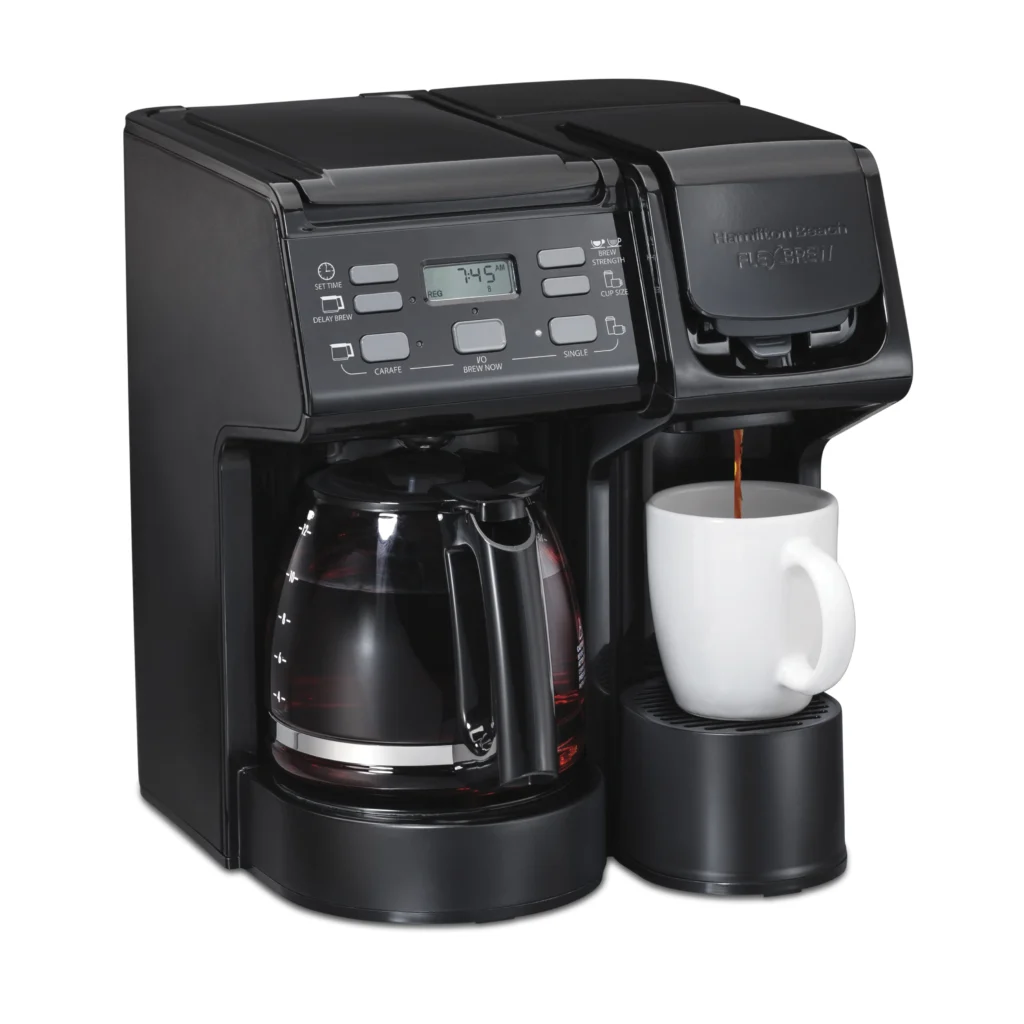 Hamilton Beach FlexBrew Trio K-Cup Coffee Maker, 3 Ways Brewing, Single