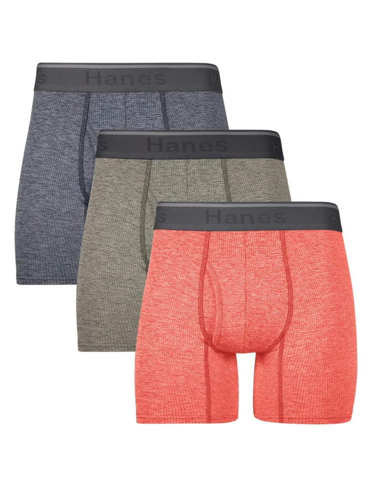 Hanes Men s Comfort Flex Fit Breathable Stretch Mesh Boxer Brief 3 Pack