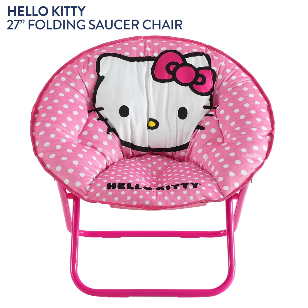 Hello Kitty Kids 27 Saucer Chair