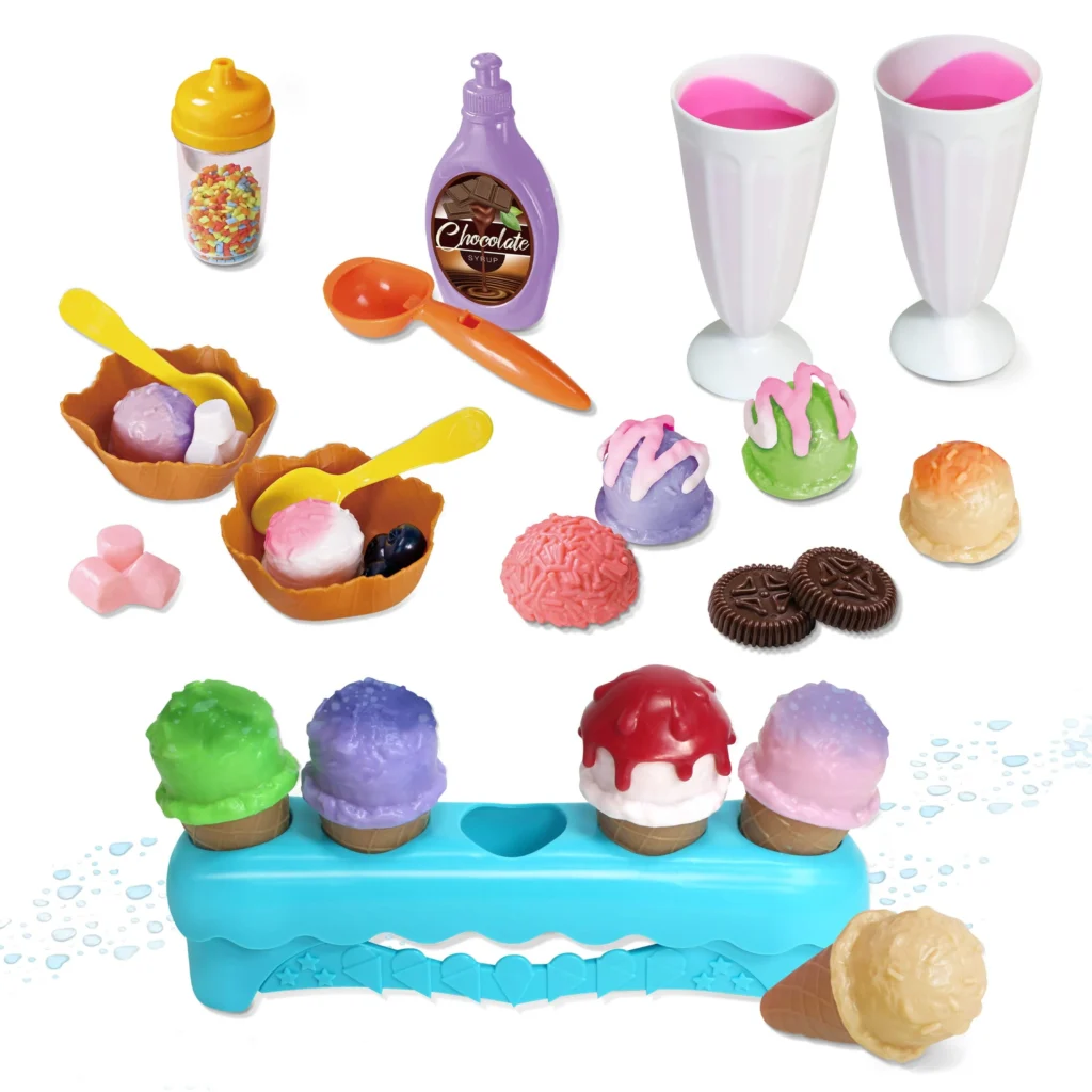Hey Play BBQ Grill Toy Set Pretend Play Kids Dinner Play Set