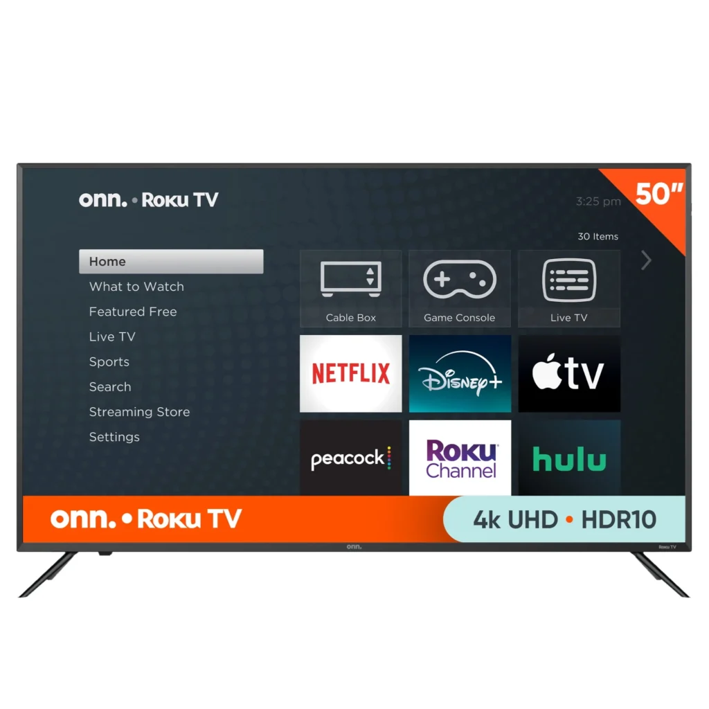 Hisense 58-inch 4K UHD Roku Smart TV – HDR R6 Series β alternate angle showing full product
