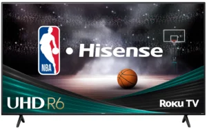 Hisense 65 Class 4K UHD LCD Roku Smart TV HDR R6 Series 65R6E4