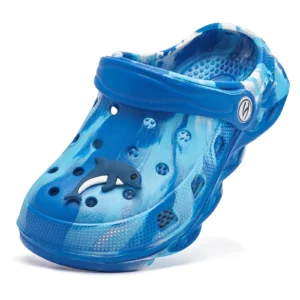 HOBIBEAR Boys and Girls Classic Graphic Garden Clogs Slip on Water Shoes Toddler Little Kids Big Kids