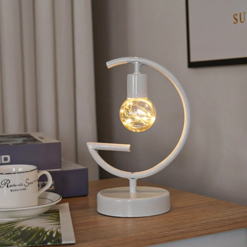 Home D cor Collection Brown Ribbed Table Lamp 1