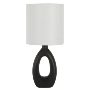Home D cor Collection Brown Ribbed Table Lamp 5