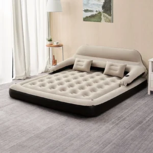 Honeydrill King Size 9 Air Mattress with Headboard Air Couch Sofa Bed