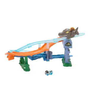 Hot Wheels City Ultra Shark Car Wash with Color Reveal Toy Car in 1 64 Scale