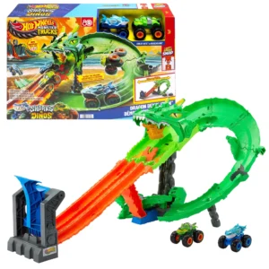 Hot Wheels City Ultra Shark Car Wash with Color Reveal Toy Car in 1 64 Scale